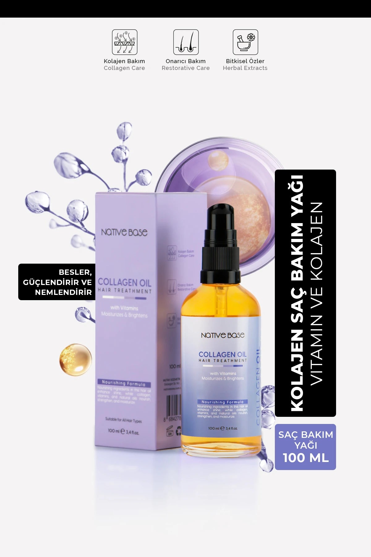 NATİVE BASE COLLAGEN OİL